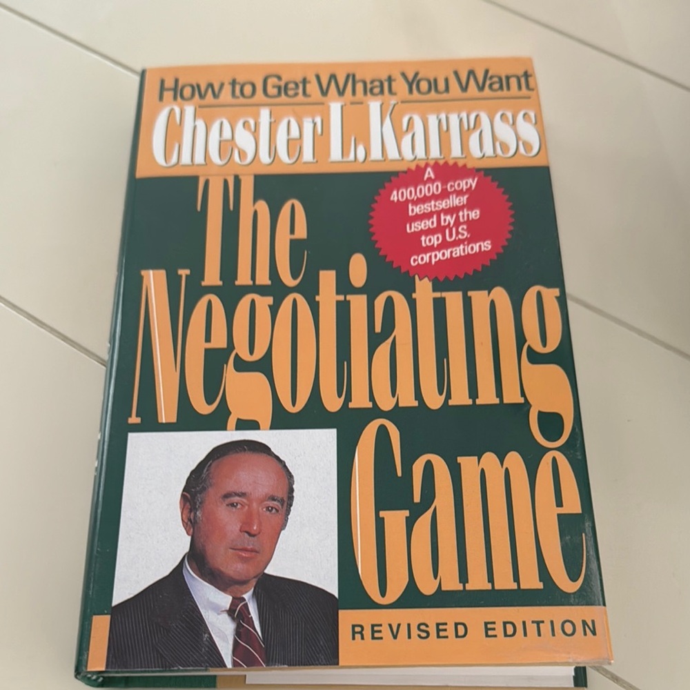 The Negotiating Game Book - Green Cover